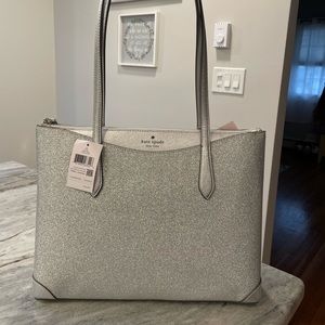 Brand New Kate Spade Shimmy Glitter Tote with tags.